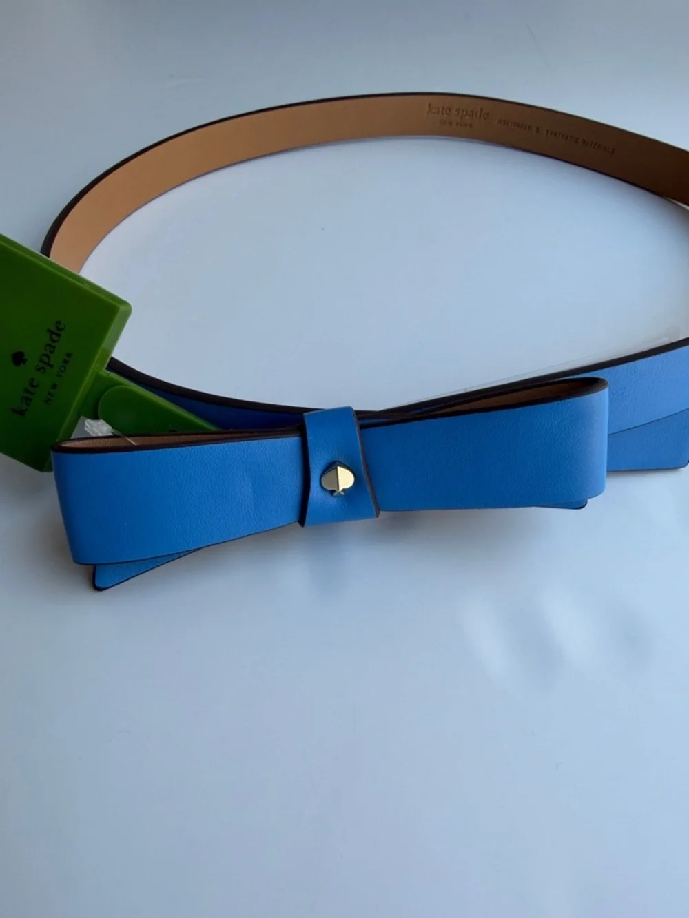 Kate Spade bow belt with spade size S